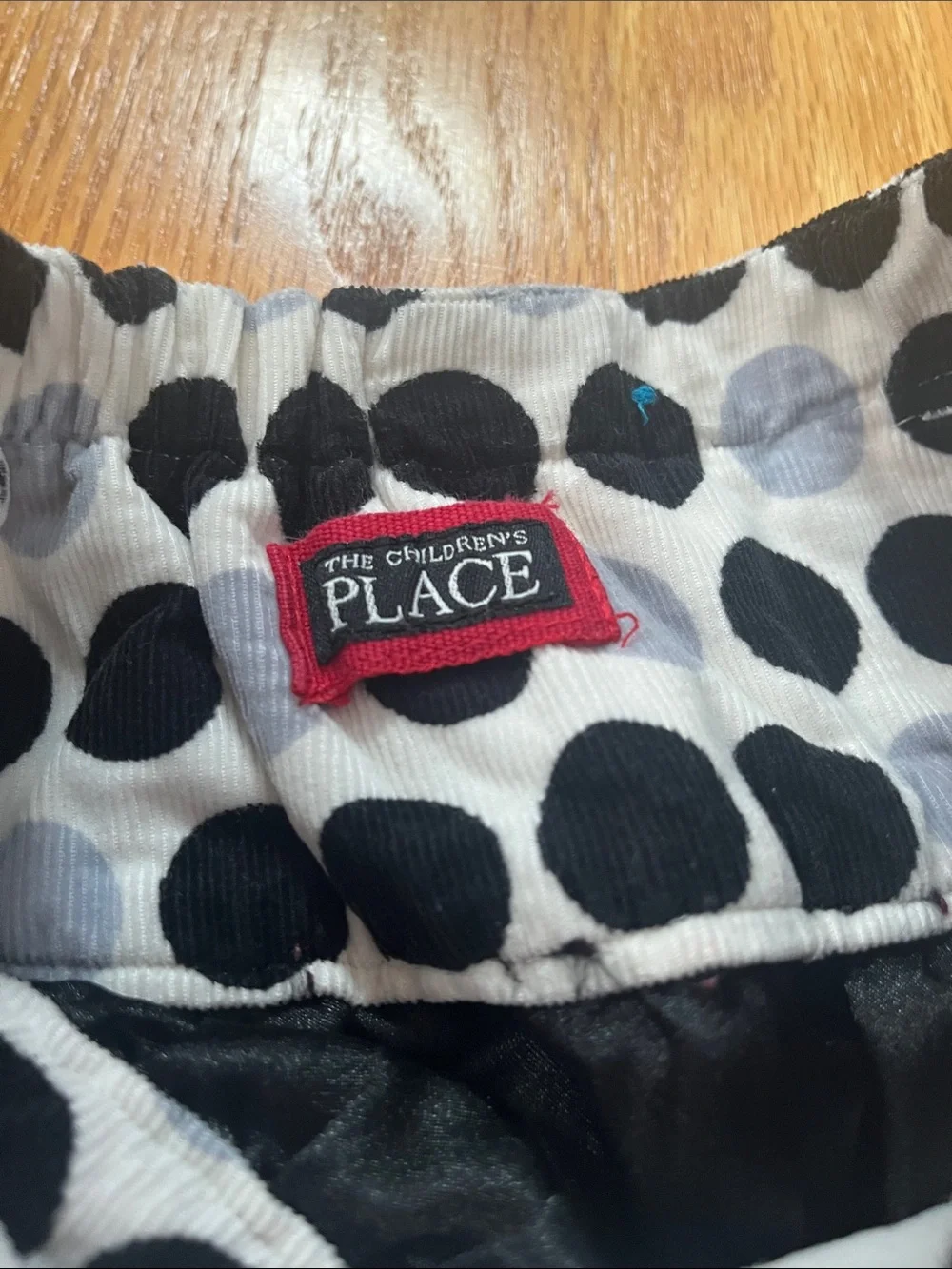 The Children's Place Black & White Polka Dot Skort with Black Tulle
